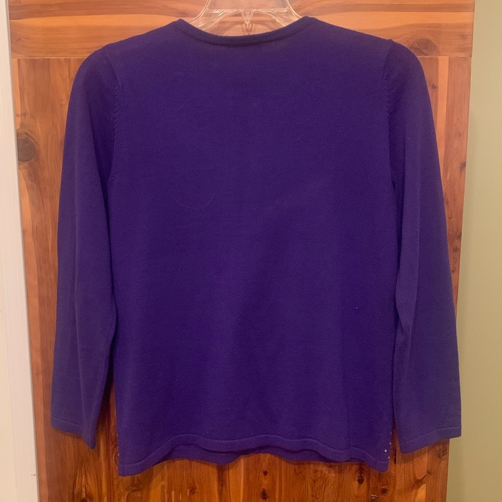 Quacker Factory Sparkle Button Front Cardigan - Picture 5 of 9